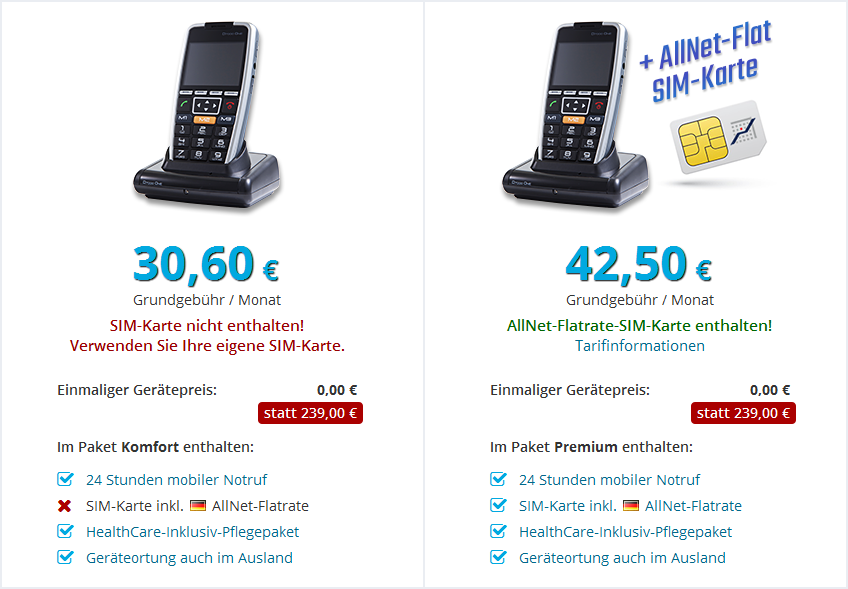 HelpPhone jetzt mit eigener SIM nutzbar